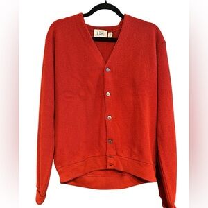 Vibrant Red Cardigan Sweater by Dayton’s